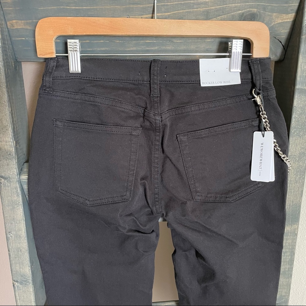 NEW | WeWoreWhat Rocker Low Rise Kick Pant - Picture 8 of 14